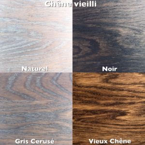Teinte Chêne vieilli Lit Haut de Gamme